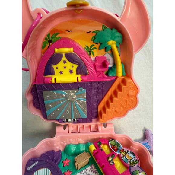 Polly Pocket Llama Music Party Compact Toy 2 Micro Dolls and Animals - Picture 7 of 10